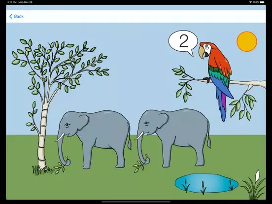 Animals in Africa - Math App iPad 應用截圖