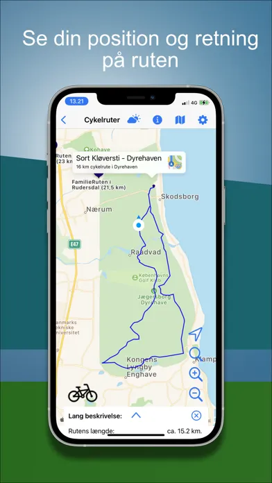 Capturas de pantalla de Cykelruter i Danmark
