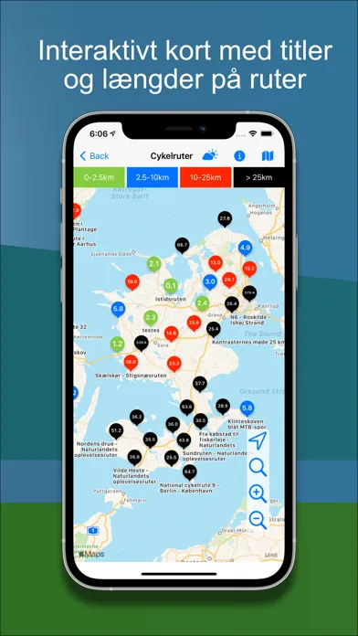 Capturas de pantalla de Cykelruter i Danmark