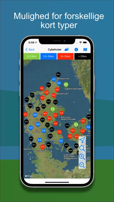 Capturas de pantalla de Cykelruter i Danmark