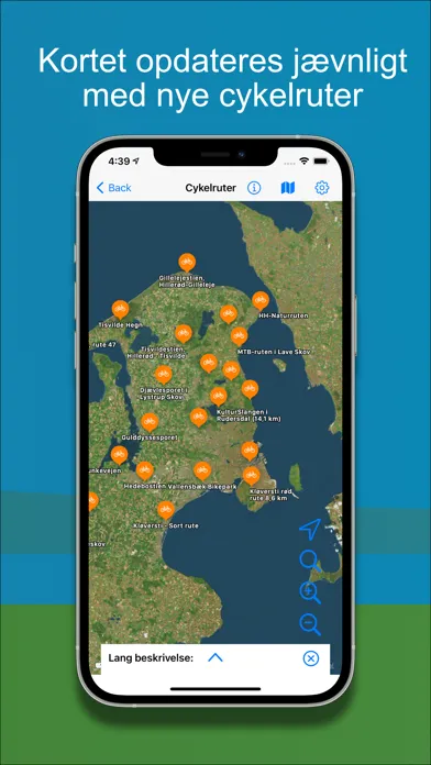 Capturas de pantalla de Cykelruter i Danmark
