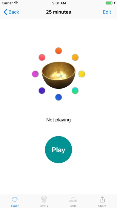 Ảnh chụp màn hình của Meditation Timer Plus