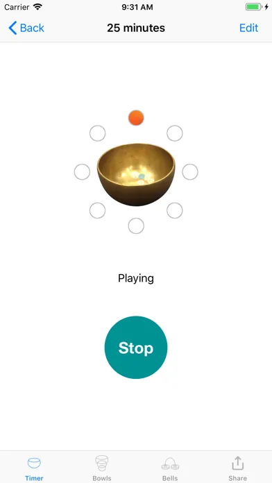 Ảnh chụp màn hình của Meditation Timer Plus