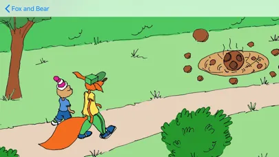 Tangkapan skrin Fox and Bear in the Park