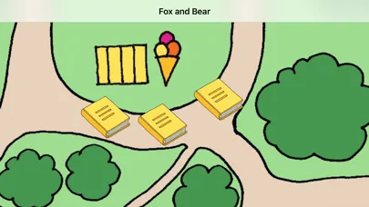 Tangkapan skrin Fox and Bear in the Park