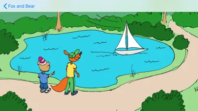 Tangkapan skrin Fox and Bear in the Park