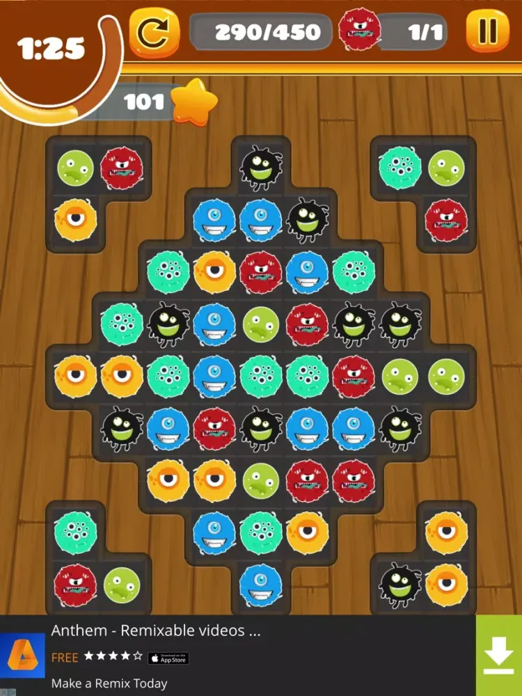 تصاویر Dust Monster Match iPad 