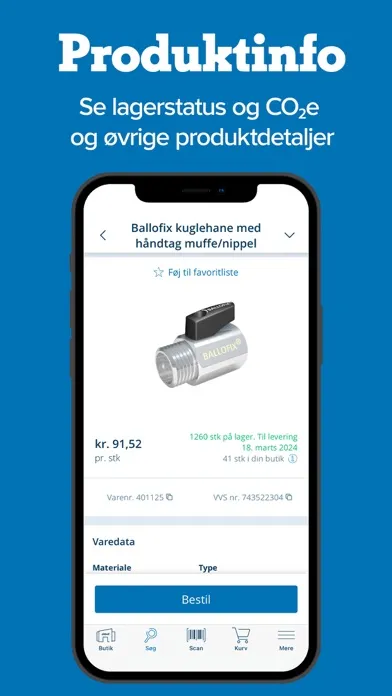 ภาพหน้าจอของ Ahlsell Danmark