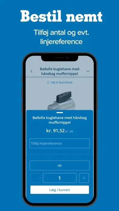 ภาพหน้าจอของ Ahlsell Danmark
