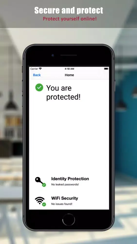 Ảnh chụp màn hình của Secure and protect