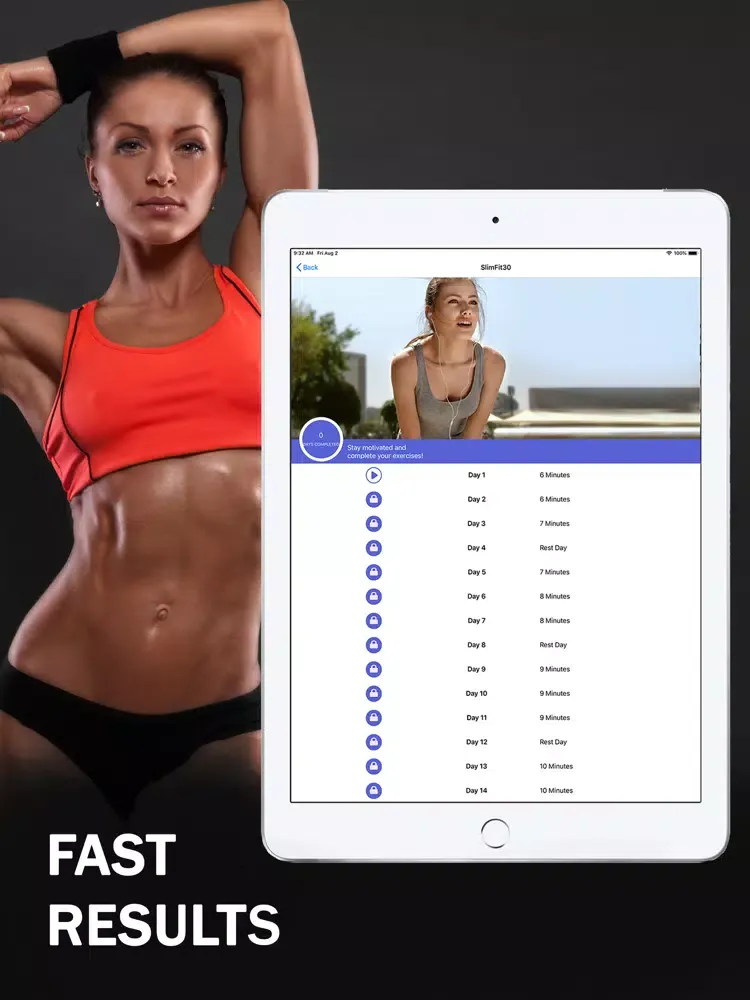 Captures d'écran de SlimFit30: Weight loss workout iPad 