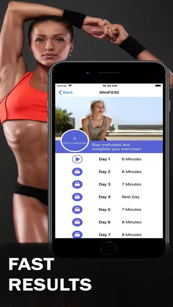 Captures d'écran de SlimFit30: Weight loss workout