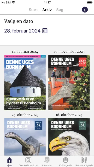Zrzuty ekranu Denne Uges Bornholm
