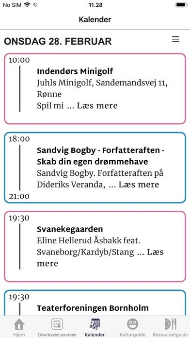 Zrzuty ekranu Denne Uges Bornholm