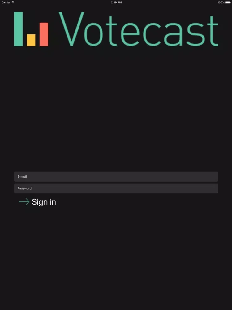 Votecast - cast your vote iPad  স্ক্রিনশট