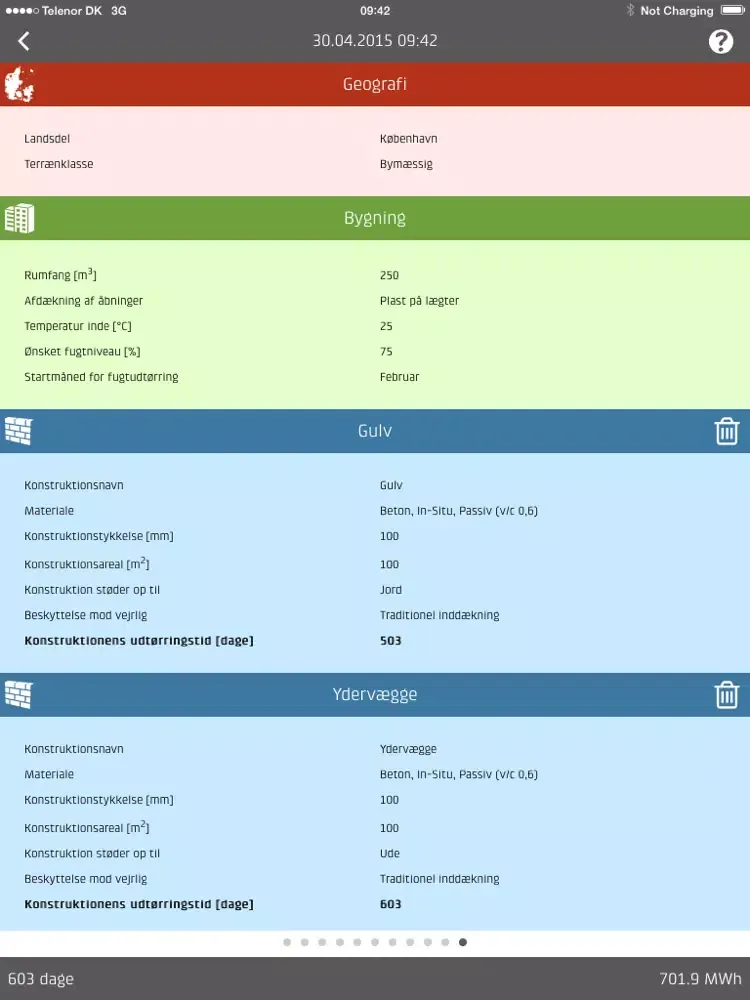Energieffektiv fugtudtørring iPad  Screenshots