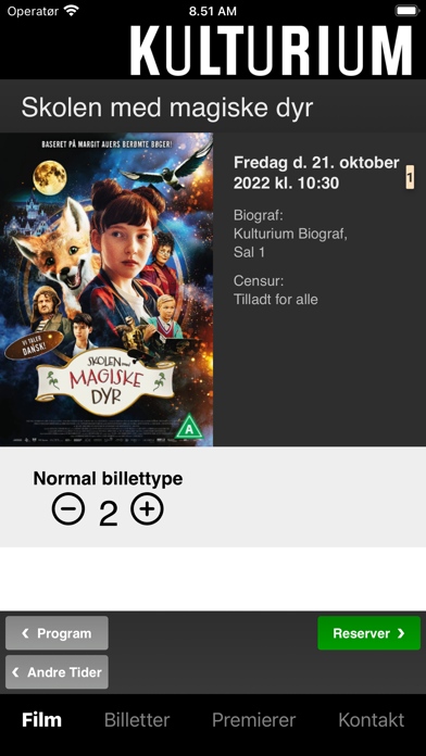 Capturas de pantalla de Kulturium Biograf