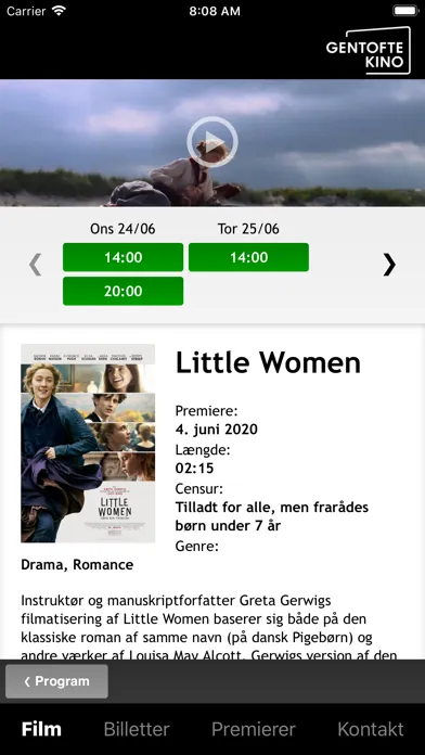 Zrzuty ekranu Gentofte Kino