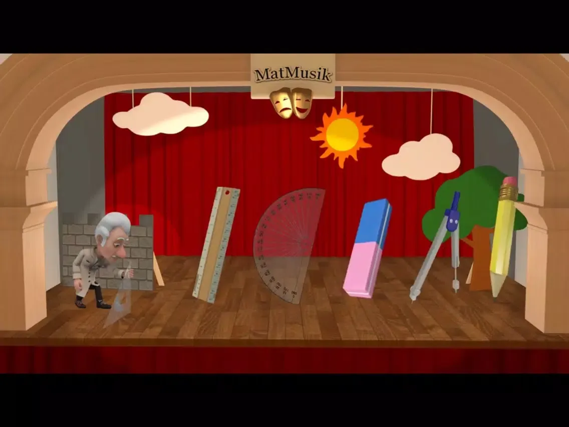 Tangkapan layar MatMusik iPad 