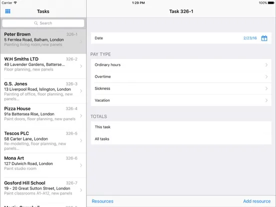 Скриншоты JBS iPad 