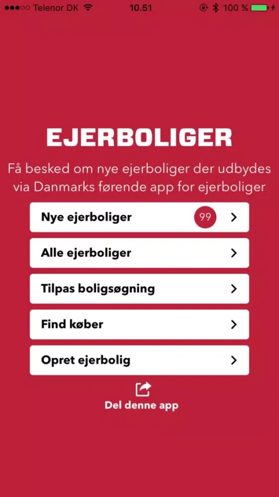 Boliger til salg i Danmark应用截图
