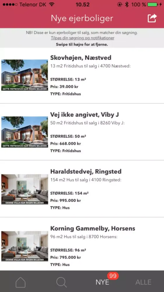 Boliger til salg i Danmark应用截图