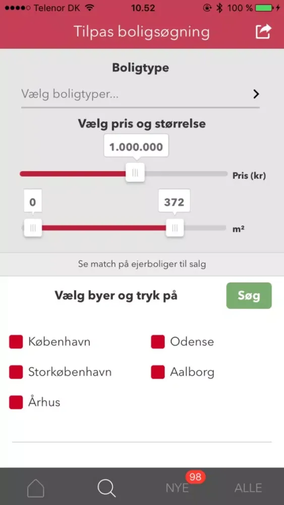 Boliger til salg i Danmark应用截图