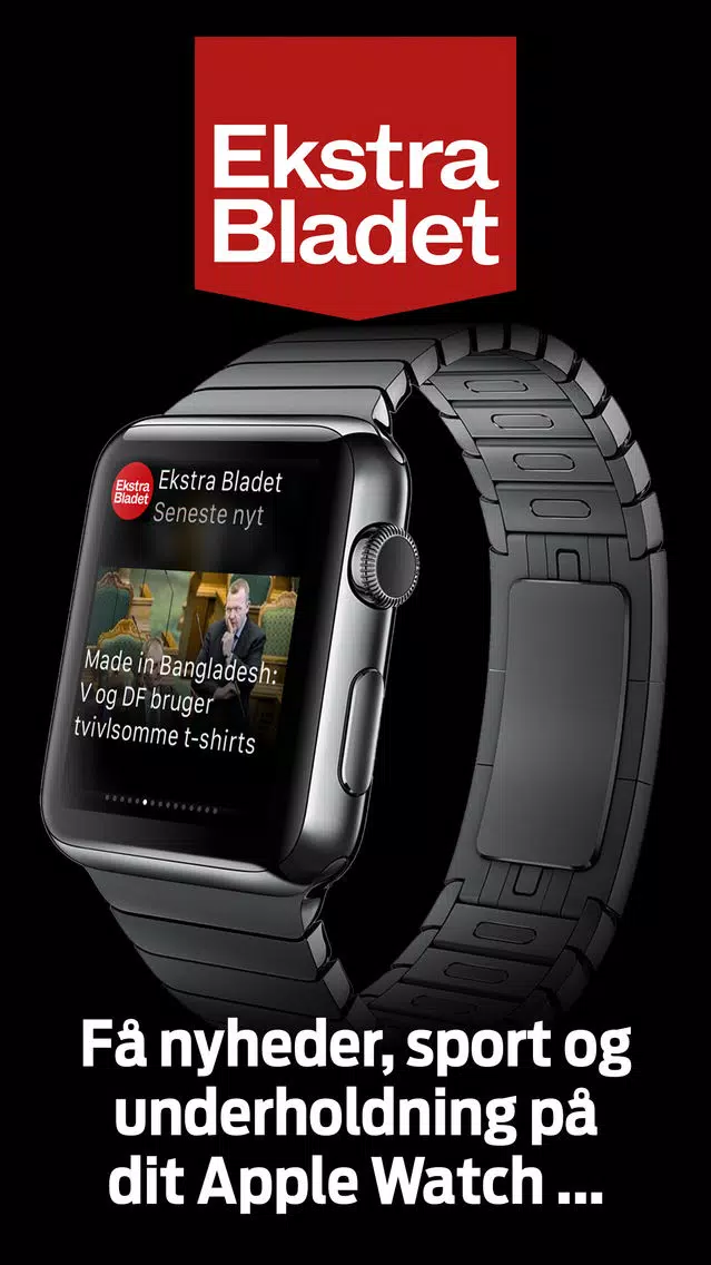 Ảnh chụp màn hình của Ekstra Bladet for Apple Watch