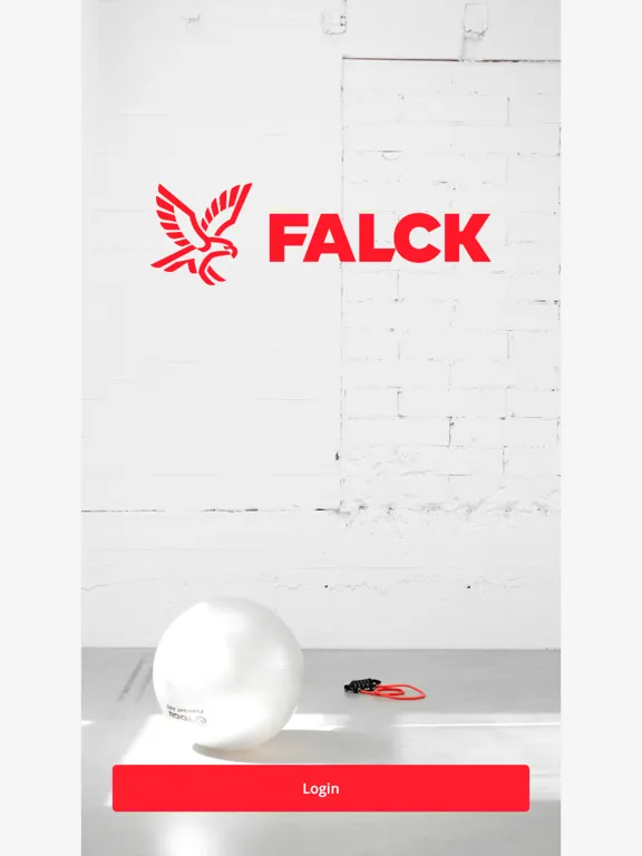 Ảnh chụp màn hình của Falck Træning iPad 