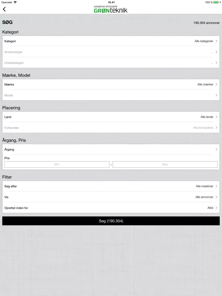Grønteknik iPad  Ekran Görüntüleri