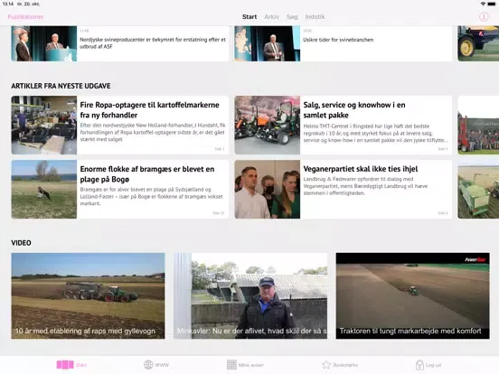 Capturas de pantalla de FBG Medier iPad 