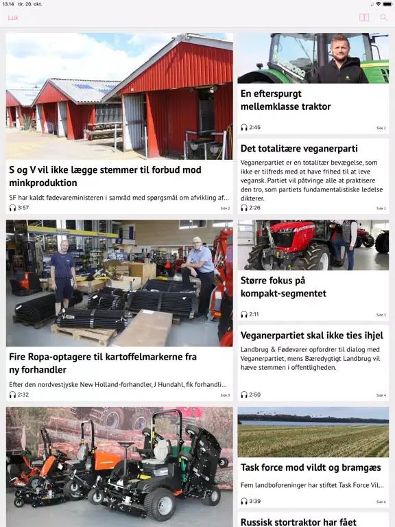 Capturas de pantalla de FBG Medier iPad 