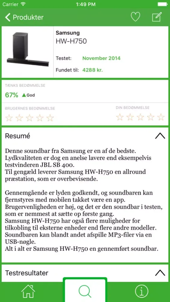 Forbrugerrådet Tænk স্ক্রিনশট