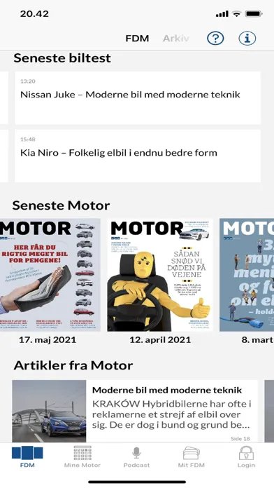 Capturas de pantalla de FDM - Motor