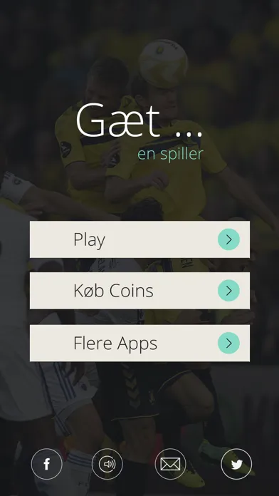 Gæt en fodboldspiller स्क्रीनशॉट