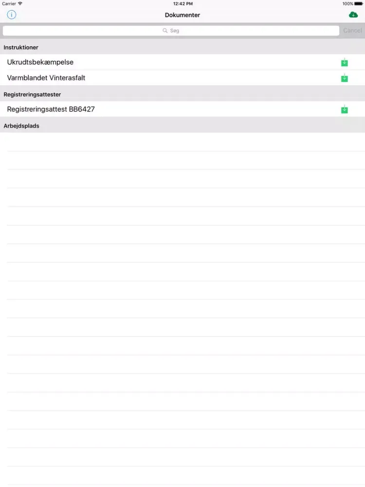 Скриншоты GeoNote Mobilarkiv iPad 