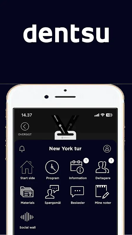 Dentsu DK Events Screenshots