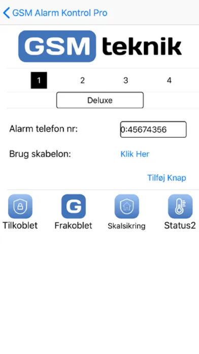 GSM Alarm Control PRO Screenshots