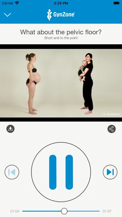 Tangkapan skrin Postnatal Trainer