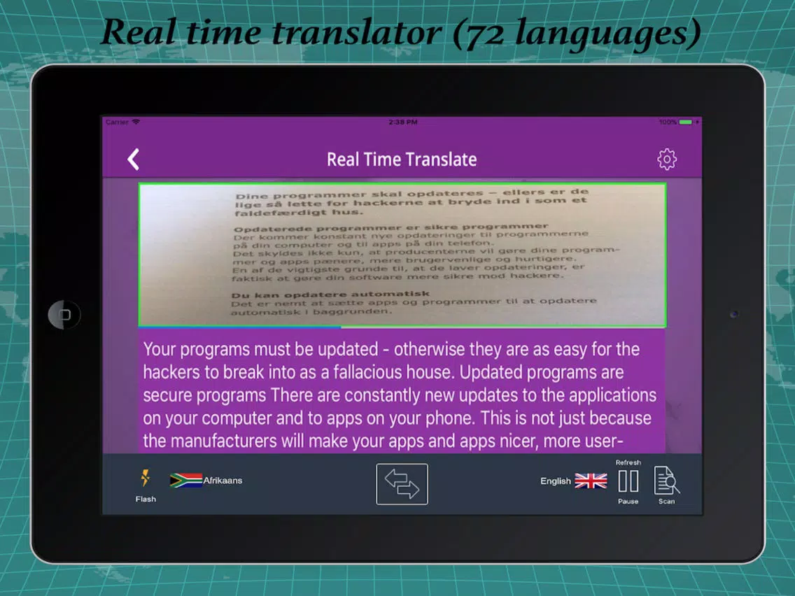 تصاویر iCamTranslator iPad 