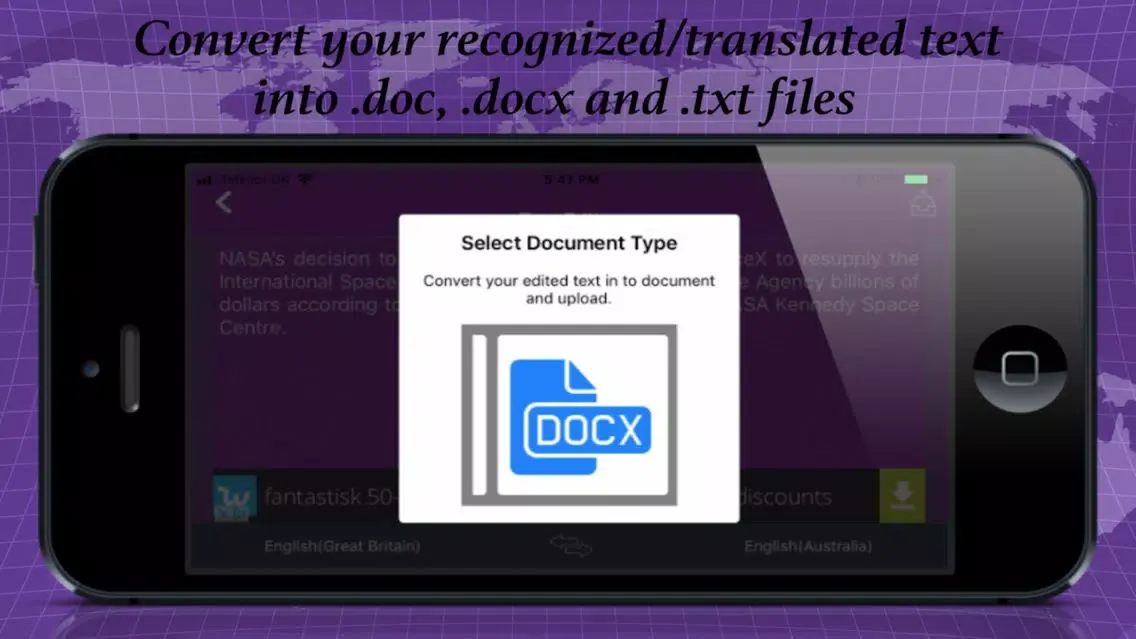 Capturas de pantalla de iCamTranslator