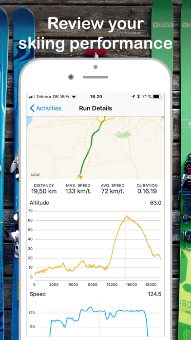 Screenshot di Skiing with Friends™ ski track