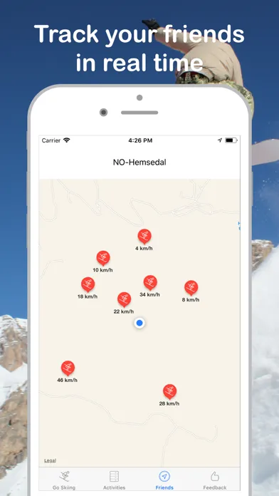 Screenshot di Skiing with Friends™ ski track
