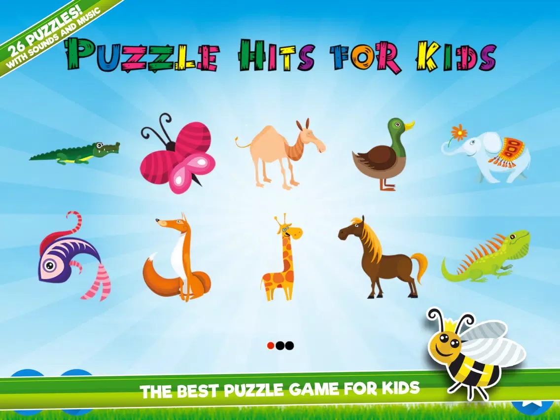 Jigsaw Puzzles Hits for Kids iPad  Screenshots