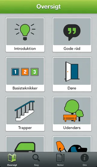 Capturas de pantalla de Ledsageteknik – sådan følges man ad, når den ene har et synshandicap