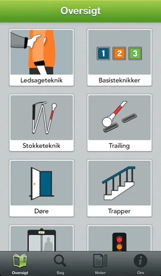 صور O&M-teknik – en guide til instruktører i Orientering og Mobility