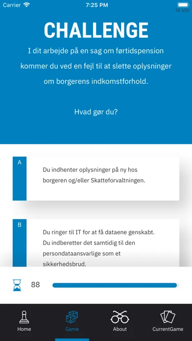 Capturas de tela do Mandatory Fun