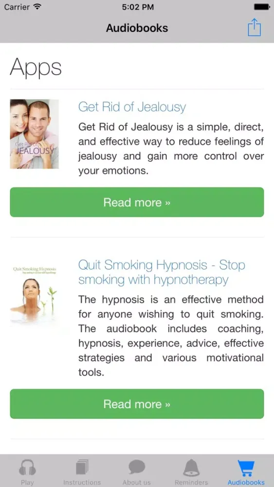 Zrzuty ekranu Quit Smoking Hypnosis