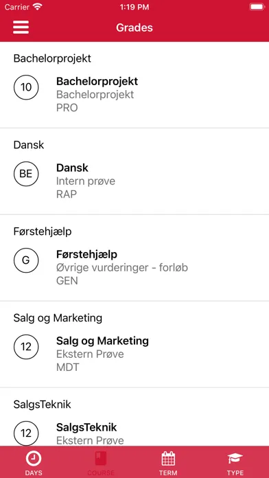 Zrzuty ekranu Erhvervsakademi Dania