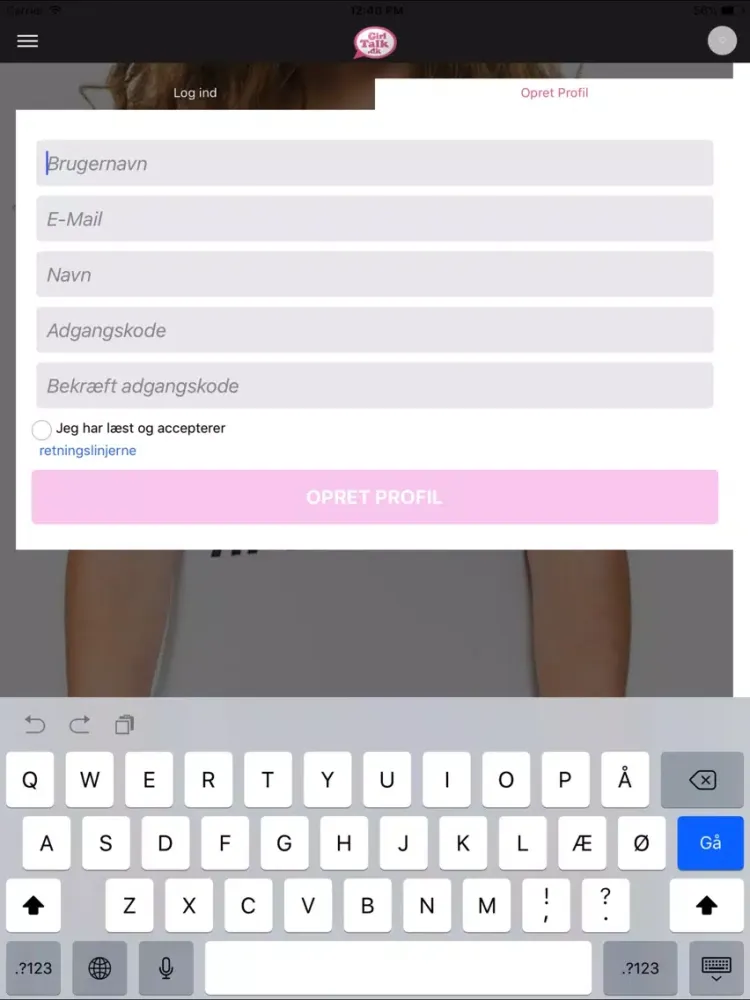GirlTalk.dk -Brug for en snak? iPad 应用截图
